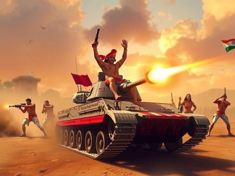 Hanuman Tank Heroics Gameplay Screenshot